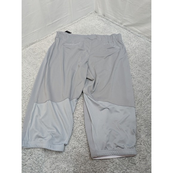 Nike Vapor Select High "Knicker" Baseball Pants Grey/Black Piping Mens Size 3XL. - Picture 12 of 15